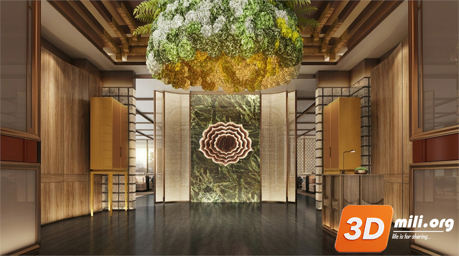 Lobby Decoration Skp Files 